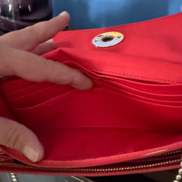 🐎❤️🧡🌟Coach Red and pink Chain Crossbody Bag - Picture 11 of 16